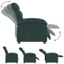 Sillón reclinable eléctrico tela verde oscuro by , Armchairs - Ref: Foro24-3203960, Price: 239,98 €, Discount: %