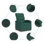 Sillón reclinable eléctrico tela verde oscuro by , Armchairs - Ref: Foro24-3203960, Price: 239,98 €, Discount: %