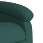 Sillón reclinable eléctrico tela verde oscuro by , Armchairs - Ref: Foro24-3203960, Price: 239,98 €, Discount: %