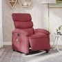 Sillón de masaje reclinable eléctrico tela rojo tinto by , Armchairs - Ref: Foro24-3203969, Price: 254,80 €, Discount: %