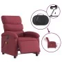 Sillón de masaje reclinable eléctrico tela rojo tinto by , Armchairs - Ref: Foro24-3203969, Price: 254,80 €, Discount: %