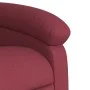 Sillón de masaje reclinable eléctrico tela rojo tinto by , Armchairs - Ref: Foro24-3203969, Price: 254,80 €, Discount: %