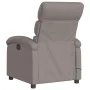 Sillón reclinable de masaje eléctrico tela gris taupe de , Sillones - Ref: Foro24-3203974, Precio: 257,88 €, Descuento: %