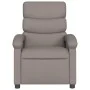 Sillón reclinable de masaje eléctrico tela gris taupe de , Sillones - Ref: Foro24-3203974, Precio: 257,88 €, Descuento: %