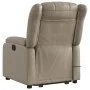 Sillón reclinable de masaje eléctrico cuero sintético capuchino by , Armchairs - Ref: Foro24-3205291, Price: 363,47 €, Discou...
