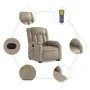 Sillón reclinable de masaje eléctrico cuero sintético capuchino by , Armchairs - Ref: Foro24-3205291, Price: 363,47 €, Discou...