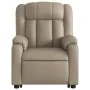 Sillón reclinable de masaje eléctrico cuero sintético capuchino by , Armchairs - Ref: Foro24-3205291, Price: 363,47 €, Discou...