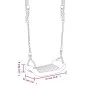 Swing with blue polyethylene rope ladder by vidaXL, Swings and play structures - Ref: Foro24-91697, Price: 47,71 €, Discount: %