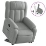Sillón reclinable elevable de tela gris claro by , Armchairs - Ref: Foro24-3205316, Price: 296,21 €, Discount: %