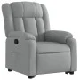 Sillón reclinable elevable de tela gris claro by , Armchairs - Ref: Foro24-3205316, Price: 314,36 €, Discount: %
