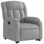 Sillón reclinable elevable de tela gris claro by , Armchairs - Ref: Foro24-3205316, Price: 296,21 €, Discount: %