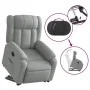 Sillón reclinable elevable de tela gris claro by , Armchairs - Ref: Foro24-3205316, Price: 314,36 €, Discount: %