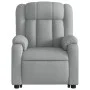 Sillón reclinable elevable de tela gris claro by , Armchairs - Ref: Foro24-3205316, Price: 314,36 €, Discount: %