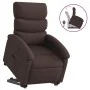 Sillón reclinable elevable tela marrón oscuro de , Sillones - Ref: Foro24-3203983, Precio: 273,67 €, Descuento: %