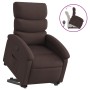 Sillón reclinable elevable tela marrón oscuro by , Armchairs - Ref: Foro24-3203983, Price: 256,07 €, Discount: %