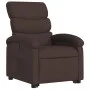 Sillón reclinable elevable tela marrón oscuro de , Sillones - Ref: Foro24-3203983, Precio: 273,67 €, Descuento: %