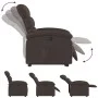 Sillón reclinable elevable tela marrón oscuro de , Sillones - Ref: Foro24-3203983, Precio: 273,67 €, Descuento: %