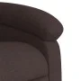 Sillón reclinable elevable tela marrón oscuro de , Sillones - Ref: Foro24-3203983, Precio: 273,67 €, Descuento: %
