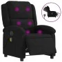 Sillón reclinable de masaje eléctrico terciopelo negro de , Sillones - Ref: Foro24-3204295, Precio: 272,01 €, Descuento: %