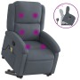 Sillón reclinable de masaje elevable terciopelo gris oscuro by , Armchairs - Ref: Foro24-3204312, Price: 311,56 €, Discount: %