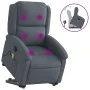 Verstellbarer Massage-Fernsehsessel aus dunkelgrauem Samt von , Sessel - Ref: Foro24-3204312, Preis: 329,14 €, Rabatt: %