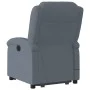 Verstellbarer Massage-Fernsehsessel aus dunkelgrauem Samt von , Sessel - Ref: Foro24-3204312, Preis: 329,14 €, Rabatt: %