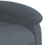 Verstellbarer Massage-Fernsehsessel aus dunkelgrauem Samt von , Sessel - Ref: Foro24-3204312, Preis: 311,56 €, Rabatt: %