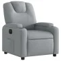 Sillón reclinable eléctrico tela gris claro by , Armchairs - Ref: Foro24-3204344, Price: 256,44 €, Discount: %