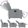 Sillón reclinable eléctrico tela gris claro by , Armchairs - Ref: Foro24-3204344, Price: 256,44 €, Discount: %