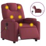 Elektrischer verstellbarer Massagestuhl aus rotem Stoff von , Sessel - Ref: Foro24-3204359, Preis: 269,43 €, Rabatt: %