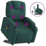 Verstellbarer Massagestuhl mit dunkelgrünem Stoffbezug. von , Sessel - Ref: Foro24-3204386, Preis: 277,45 €, Rabatt: %