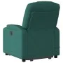 Silla de masaje reclinable de pie de tela verde oscura by , Armchairs - Ref: Foro24-3204386, Price: 291,69 €, Discount: %
