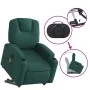 Silla de masaje reclinable de pie de tela verde oscura by , Armchairs - Ref: Foro24-3204386, Price: 291,69 €, Discount: %