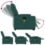 Verstellbarer Massagestuhl mit dunkelgrünem Stoffbezug. von , Sessel - Ref: Foro24-3204386, Preis: 296,33 €, Rabatt: %