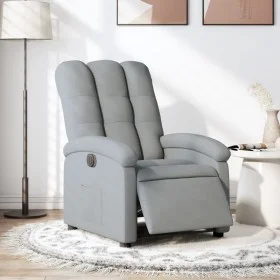 Sillón reclinable eléctrico tela gris claro by , Armchairs - Ref: Foro24-3204068, Price: 239,47 €, Discount: %