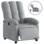 Sillón reclinable eléctrico tela gris claro by , Armchairs - Ref: Foro24-3204068, Price: 228,51 €, Discount: %