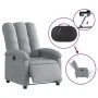 Sillón reclinable eléctrico tela gris claro by , Armchairs - Ref: Foro24-3204068, Price: 228,51 €, Discount: %