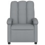 Sillón reclinable eléctrico tela gris claro by , Armchairs - Ref: Foro24-3204068, Price: 231,64 €, Discount: %