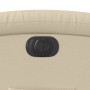 Elektrischer cremefarbener Stoffsessel mit Liegefunktion. von , Sessel - Ref: Foro24-3204077, Preis: 235,83 €, Rabatt: %