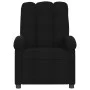 Sillón reclinable de masaje eléctrico tela negro by , Armchairs - Ref: Foro24-3204082, Price: 267,53 €, Discount: %