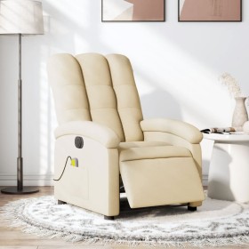 Elektrischer Massage-Fernsehsessel, Stoff in Cremefarbe. von , Sessel - Ref: Foro24-3204089, Preis: 252,96 €, Rabatt: %