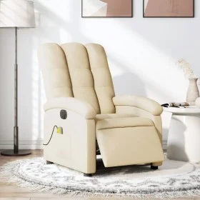 Elektrischer Massage-Fernsehsessel, Stoff in Cremefarbe. von , Sessel - Ref: Foro24-3204089, Preis: 257,49 €, Rabatt: %