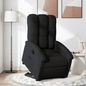 Sillón reclinable elevable tela negro by , Armchairs - Ref: Foro24-3204094, Price: 271,58 €, Discount: %