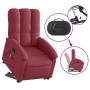 Sillón reclinable de masaje elevable tela rojo tinto de , Sillones - Ref: Foro24-3204107, Precio: 271,67 €, Descuento: %
