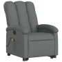 Silla de masaje reclinable de pie de tela gris oscuro de , Sillones - Ref: Foro24-3204105, Precio: 329,31 €, Descuento: %