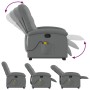 Silla de masaje reclinable de pie de tela gris oscuro by , Armchairs - Ref: Foro24-3204105, Price: 298,42 €, Discount: %