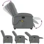 Silla de masaje reclinable de pie de tela gris oscuro de , Sillones - Ref: Foro24-3204105, Precio: 329,31 €, Descuento: %