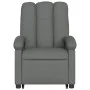 Silla de masaje reclinable de pie de tela gris oscuro de , Sillones - Ref: Foro24-3204105, Precio: 329,31 €, Descuento: %
