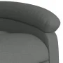 Silla de masaje reclinable de pie de tela gris oscuro de , Sillones - Ref: Foro24-3204105, Precio: 329,31 €, Descuento: %