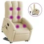 Verstellbarer Stoff-Fußmassagestuhl in Cremefarbe. von , Sessel - Ref: Foro24-3204113, Preis: 290,39 €, Rabatt: %